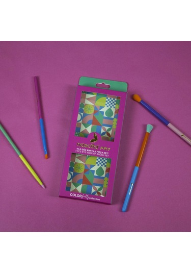Nascita Colorfully Collection 4lü Göz Makyaj Fırça Seti - 133 Nasbrushset133