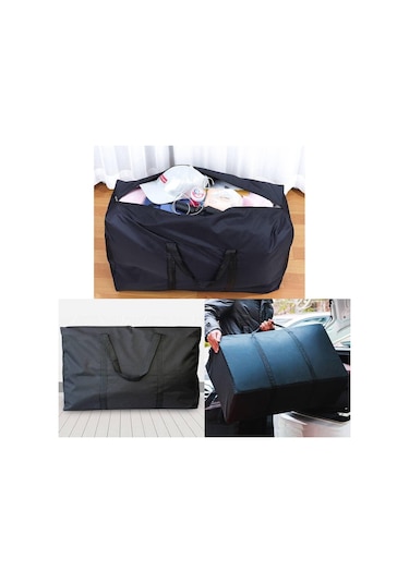 Youmex 2 Adet Siyah Büyük Kapasiteli Oxford Kumaş Seyahat Çantası - Güçlü Fermuar Ve Taşıma Kolleriyle Giysi Depolama, Taşınma Ve Seyahat İçin Siyah