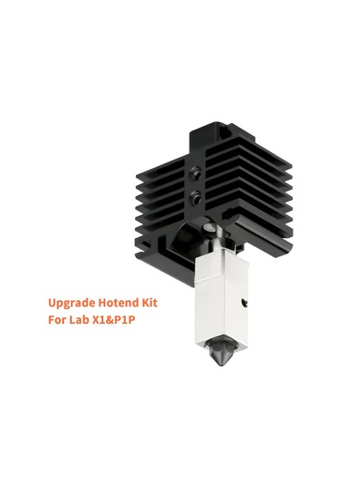 Kangvka Bambu Lab X1/p1p İçin Alüminyum-hardened Çelik Nozzle, 300 C Isıtma, 0.4mm Ekstruder Upgrade Seti