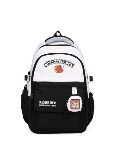 Merrigift Okul Seyahatleri Ve Günlük Kullanım Için Büyük Kapasiteli Eğlence Sırt Çantası Siyah