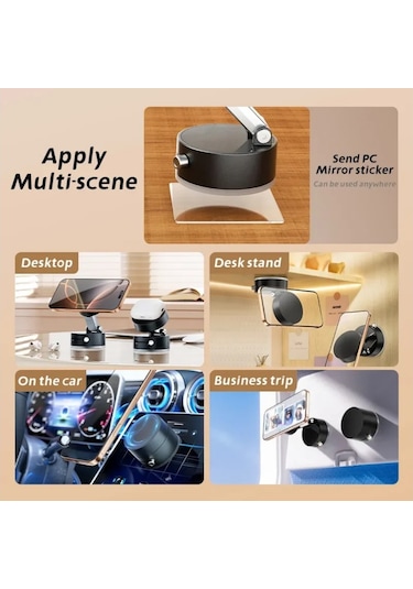 Platoon Pl-8625 Vakumlu Mıknatıslı Araç Telefon Tutacağı