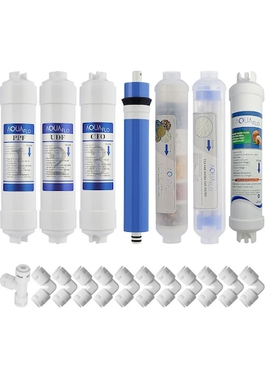 Kapalı Kasa Su Arıtma Cihazı 11'Li Filtresi Membran Seç Set