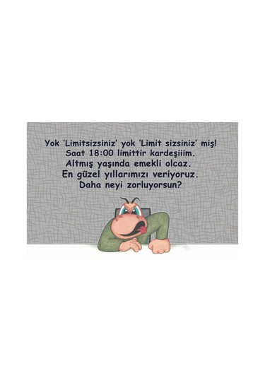 Limitsizsiniz İş Yeri Paspası Lovebug-t