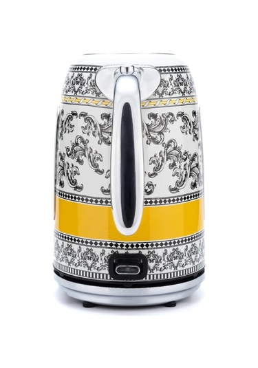 Berghoff Gem Royal Margery 1.7 Litre Sarı Siyah Desenli Su Isıtıc