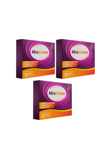Mirabalance Probiyotik 20 Kapsül X 3 Adet