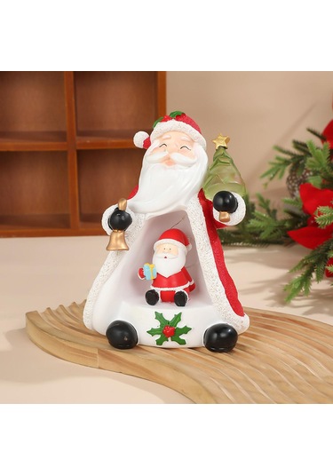 Suntek Işıklı Yılbaşı Süsü Masaüstü Heykeli Noel-baba