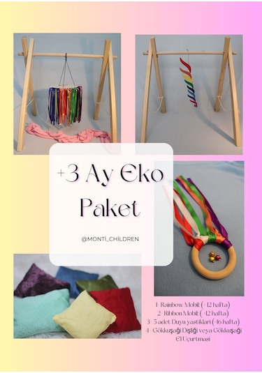 3 Ay Eko Paket Montessori Bebek Eğitim Kiti