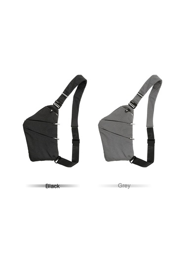 Osoce-sling Sırt Çantası Göğüs Çantası Hafif Açık Spor Seyahat Y5544gy Gri