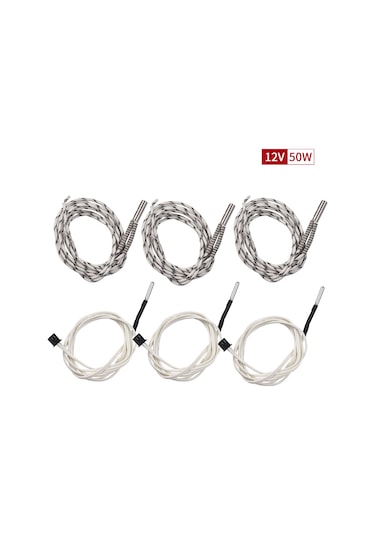 Xindoker Yükseltilmiş Güç Ve Dayanıklı 304 Paslanmaz Çelik Kartuş Isıtıcı - 50w, 340-350 C, 1m Kablo