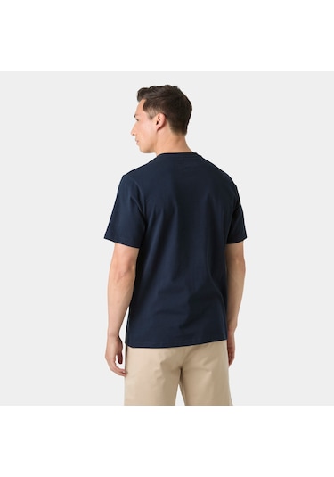 Helly Hansen Core Graphic Erkek T-shirt-32485 Lacivert