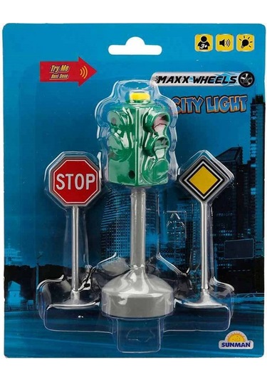 Maxx Wheels Sesli Ve Işıklı Trafik Lambası