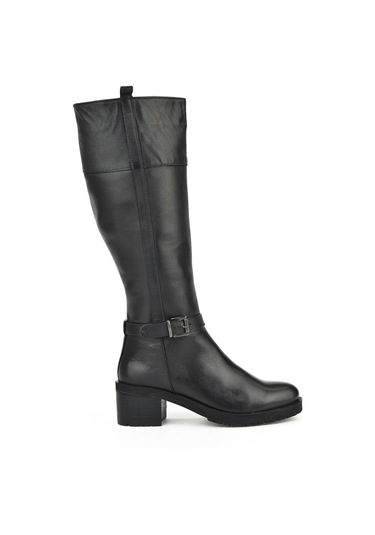 Ziya, Kadın Hakiki Deri Çizme 15319z8006 Siyah 15319z8006 000 Siyah