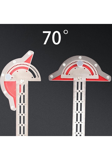 Suntek T Cetvel Çok Açılı Cetvel Açıölçer Ölçü Aracı