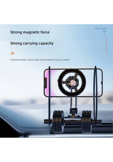Cordial Alaşımlı Manyetik Araç Tutucu - Siyah, Uzatılabilir & Dönebilir Navigasyon Telefon Askısı