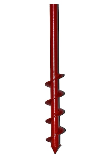 Fide Dikme Toprak Burgusu Matkap Ucu 60x10cm Kırmızı