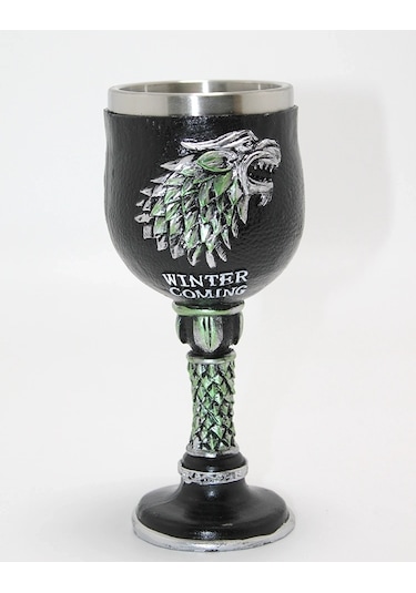 Game Of Thrones House K 3d Kabartmalı Çelik Kadeh Bardak Alk4379