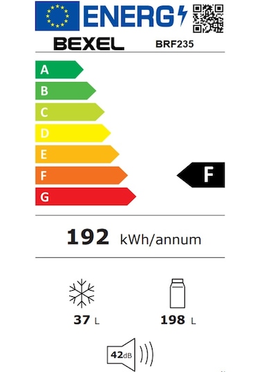 Bexel BRF-235 235 LT Çift Kapılı Buzdolabı