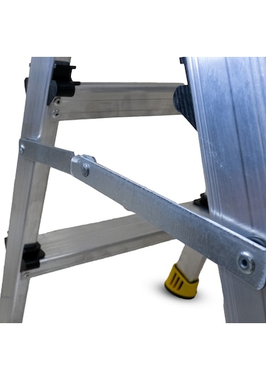 Beykon 8+8 Gold Çift Çıkışlı Alüminyum Merdiven