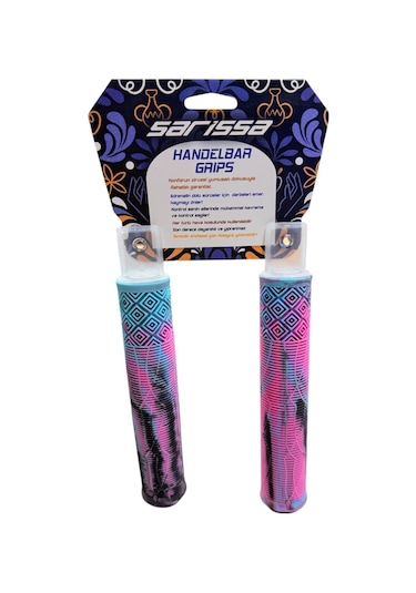 17 Cm Mtb Bmx Freeride Elcik Silikon Bisiklet Elcik Kaymaz Yapı Dirt Jump Bisiklet Elciği Pembe Turkuaz Mor - Pembe
