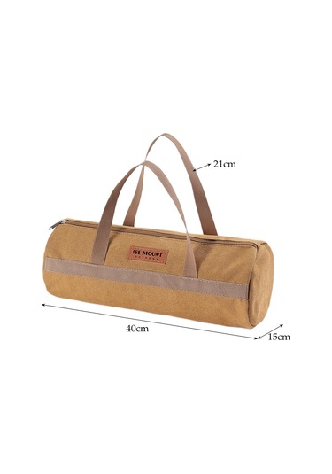 Suntek Çadır Kazıkları Saklama Çantası Kamp Peg Kahverengi Kahverengi