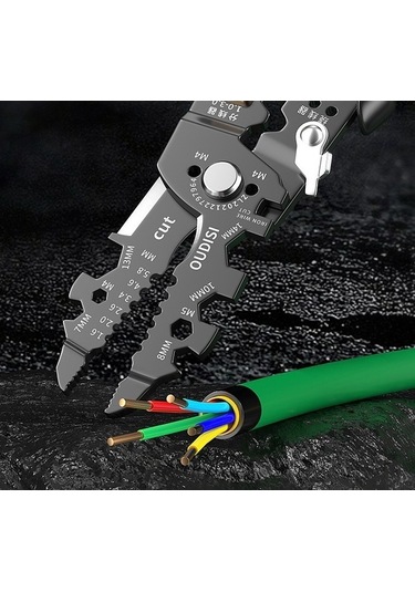 Dancemonkey 25 Uzun Krom Çelik Tel Sıyırma Pense