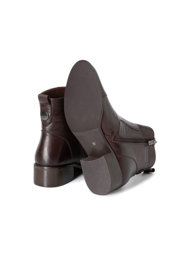 Marrone Brown Bot Kadın 25k12002 Vergelio Skin Boot Marrone Brown