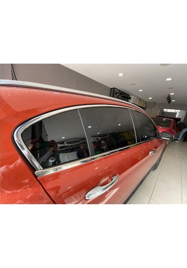 Fiat Egea Cross Cam Çıtası Tam Tur Çerçevesi Kromu Nikelajı