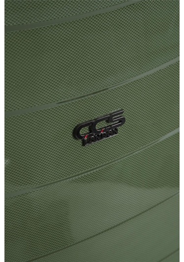 Ççs 5263 Polipropilen Battal Boy Valiz Haki