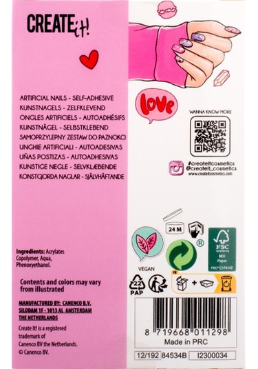 Create It Takma Tırnak Seti - Bla Bla