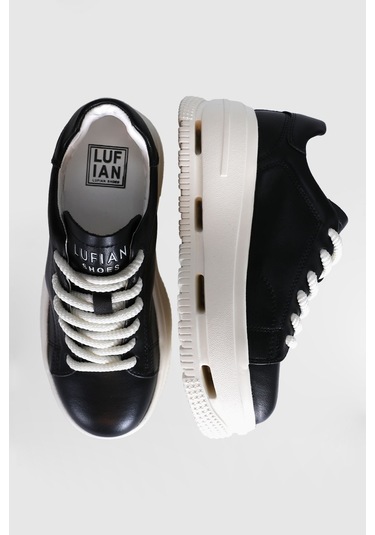 Lufian Agatha Kadın Sneaker Ayakkabı Siyah Siyah 121230007100100 Siyah