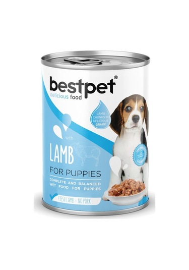 Bestpet Kuzu Etli Yavru Köpek Konservesi 400 Gr 6'lı Paket