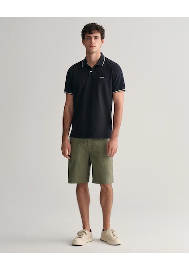 Gant Erkek Pike Polo T-shirt Regular Fit Siyah