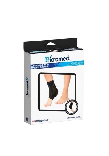 Wicromed Ayak Bilekliği Örgü Silikon Destekli Xl