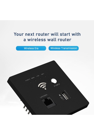 Duvar İçi Kablosuz Wifi Yönlendirici 300m Ap Erişim E21724b