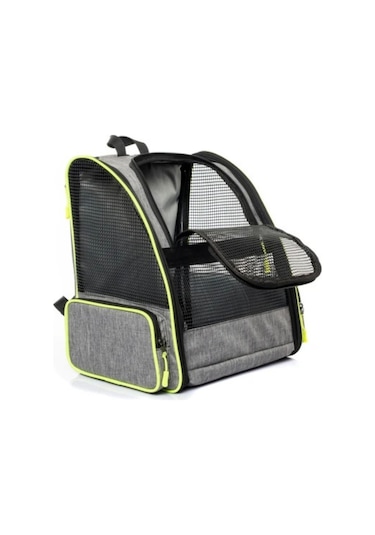 Brave Paws Sp Kedi Köpek Çantası Yıkanabilir Ve Hava Alan Piramit Model Gri