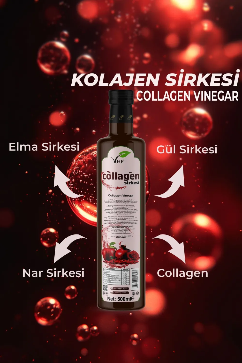 Vhp Kolajen Sirkesi 500 Ml