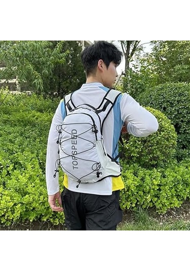 Jeehugo Süper Hafif, Dayanıklı Spor Sırt Çantası - Su Geçirmez, Outdoor Dağcılık Bisiklet Sporları İçin Siyah Siyah