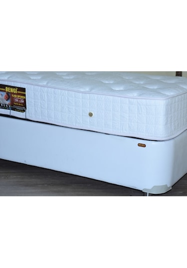 Suni Deri Beyaz Silinebilir Kumaş Metal Transmisyon Çelik 120*200 cm, Ortopedik Cotton Kumaş Yatak