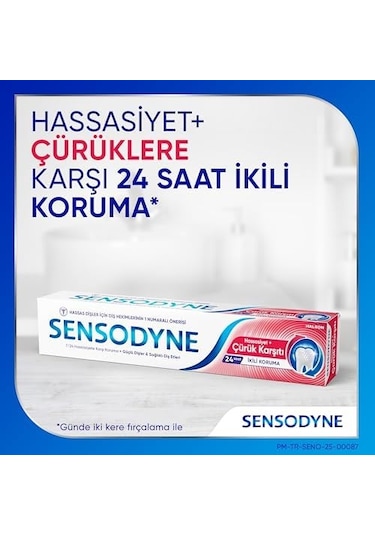 Hassasiyet + Çürüklere Karşı Koruma Diş Macunu 75ml