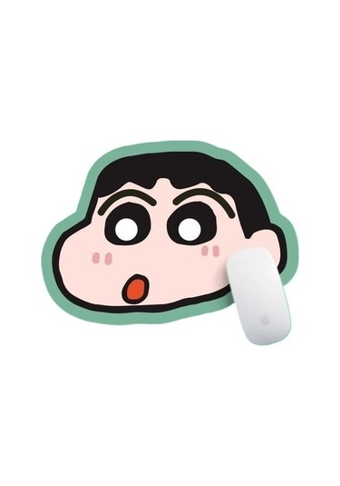 Primepickings Özel Şekilli Mouse Pad Crayon Shin-chan Çizgi Film Sevimli Ofis Bilgisayar Oyunu Kaymaz Kauçuk