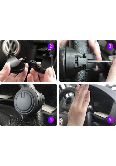 Sones 3R Araba Yardımcı Otomatik Direksiyon Spinner Topuzu