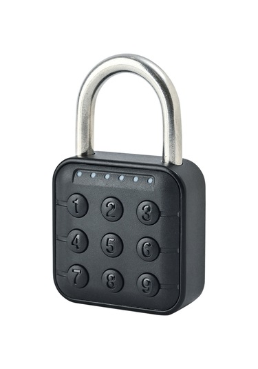 Şifreli Kilit Çok Fonksiyonlu Akıllı Şifre Asma Kilit Siyah