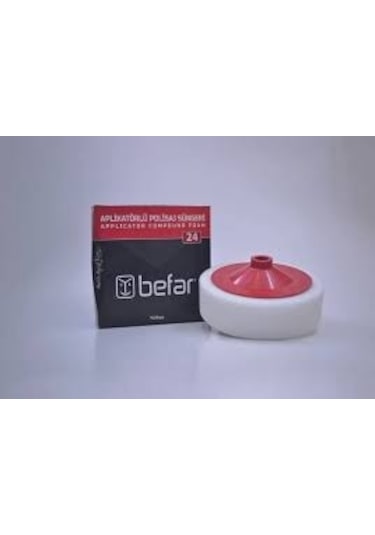 Befar 02401 Beyaz Vid. Pasta Süngeri 150mm