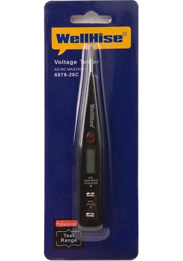Wellhise 6878-28c Kontrol Kalemi Voltaj Test Kalemi Faz Kalemi