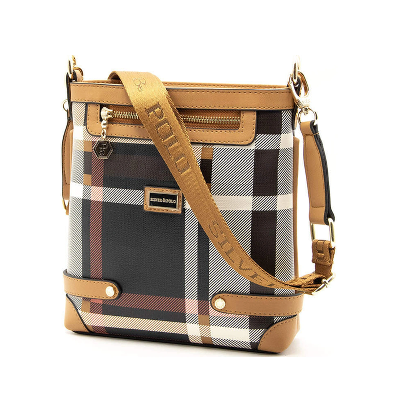 Silver Polo Kadın Çapraz Çanta 1120 Siyah-Taba