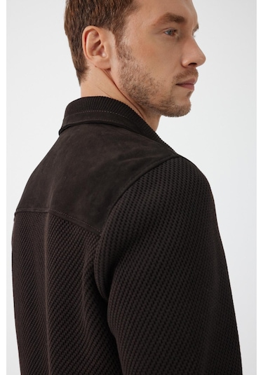 Leopoldo Kahverengi Nubuk Deri Mont Kahverengi