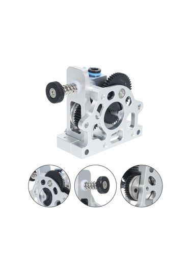 Xindoker Crealıty Cr10/ender 3/cr6 Ve Voro 3d Yazıcılar İçin 9.5:1 Dişli Oranı, 180mm/s Hızlı Yazdırma, 60n Ekstrüzyon Gücü Gümüş Hgx Ekstruder Seti