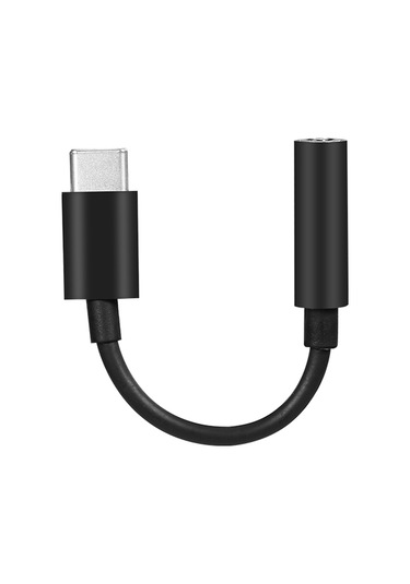 Xindoker Type-c'den 3.5mm'ye Ses Adaptörü, Dac Dijital Çözümleme, Arama Ve Müzik Dinlemeye Destek, Siyah
