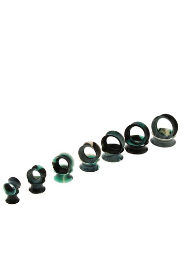 Suntek 7 Çift Esnek Silikon Kulak Göstergeleri İnce Renkler-5 Çok Renkli