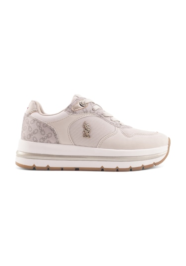 U.s. Polo Assn. Shery 5fx Bej Kadın Sneaker Bej